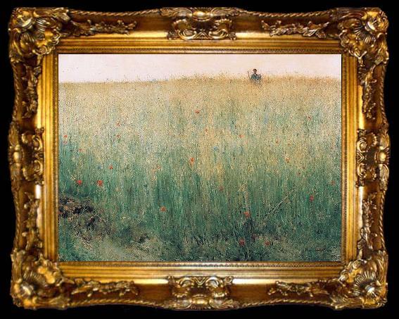 framed  Karl Nordstrom Oat Field, Grez, ta009-2